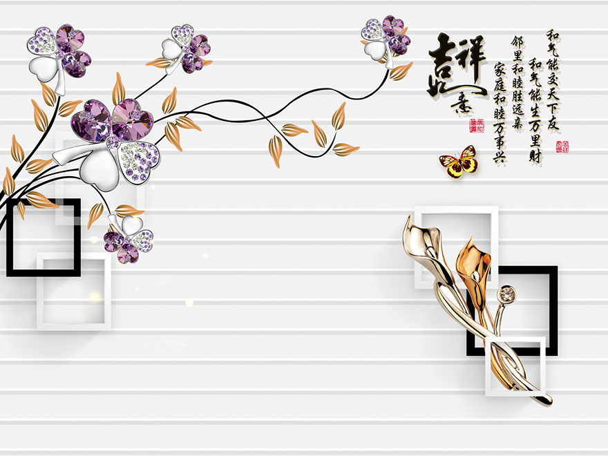 3D打印背景墻KML-2008